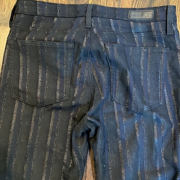 AG The Jodi Crop Jeans Metallic Stripe - Picture 9 of 14